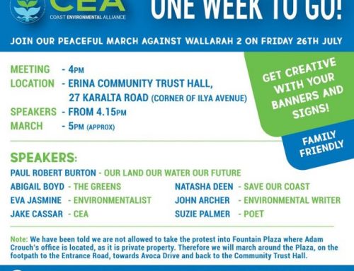 Water Coal Rally, 26 July 2019